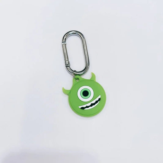 Mike Wazowski Silicone Protective Cover For Apple AirTag GPS Case Tracker  Keychain