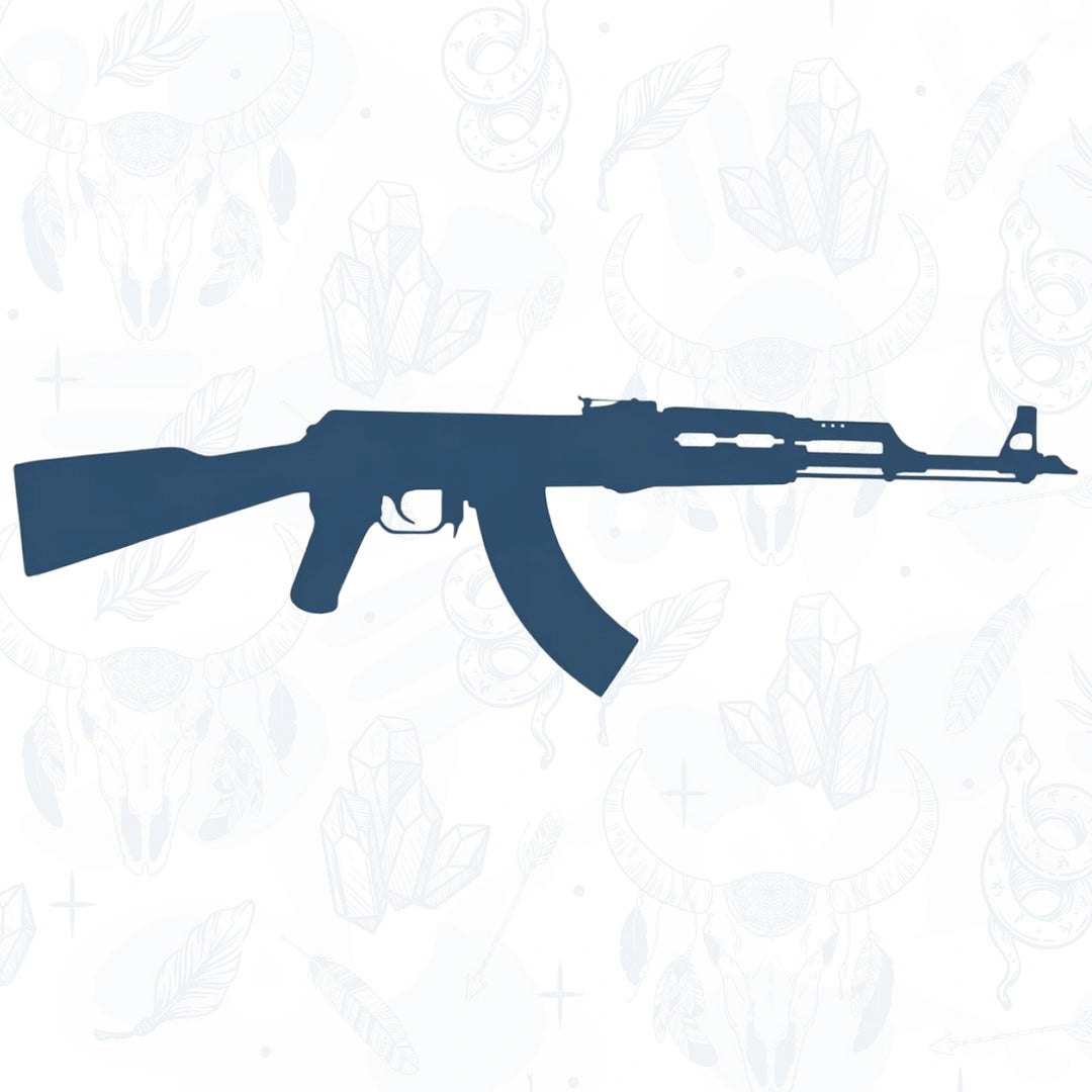 Ak 47 Temporary Tattoo (Semi-Permanent Tattoo)