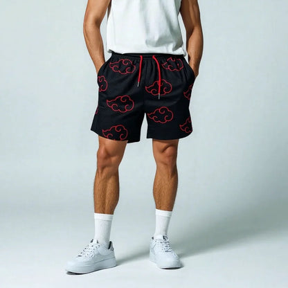 Akatsuki Mesh Shorts
