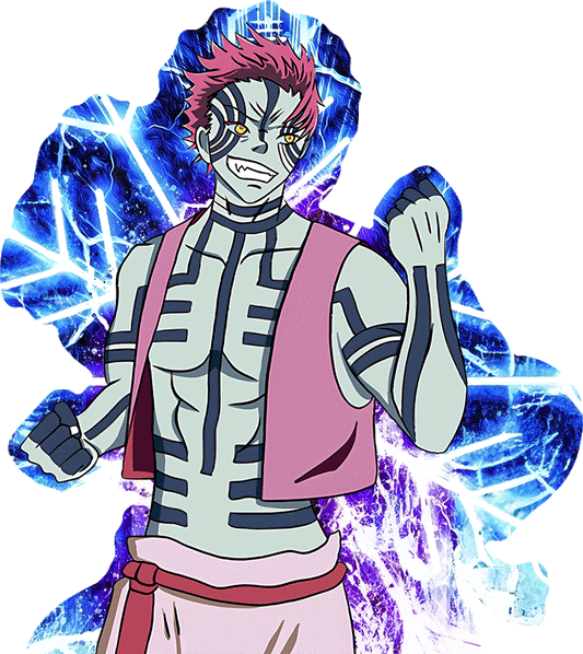 Akaza Demon Slayer 3D Motion Sticker