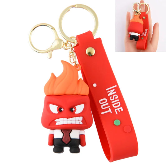 Anger Emotion from Inside Out 3D PVC Keychain