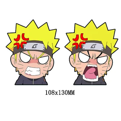Lenticular Sticker - Angry Naruto 3D Motion Sticker