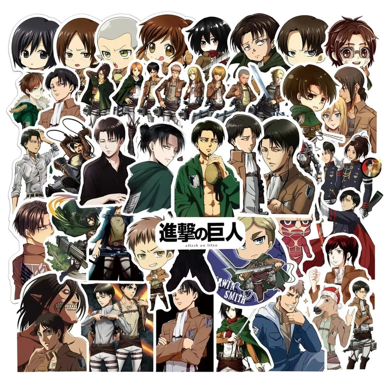 Attack on Titan Sticker Set 50pcs