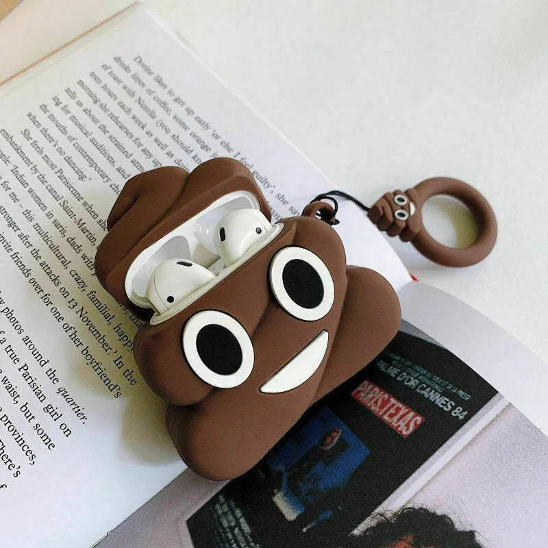 Poo Emoji Airpods Case