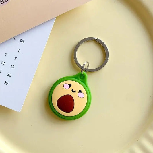 Avocado Silicone Protective Cover For Apple AirTag GPS Case Tracker  Keychain
