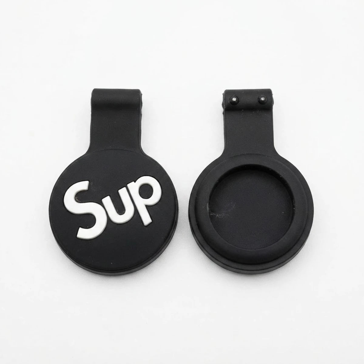 Supreme airtag holder on a white background form inkbee store lebanon