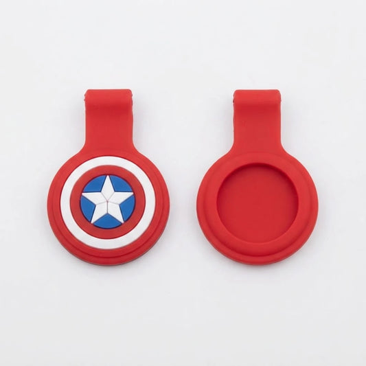 Captain America airtag holder on a white background form inkbee store lebanon
