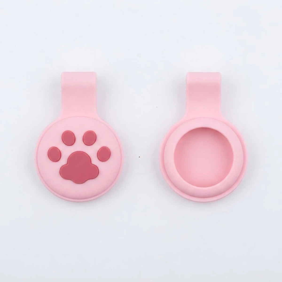 pink paw airtag holder on a white background form inkbee store lebanon