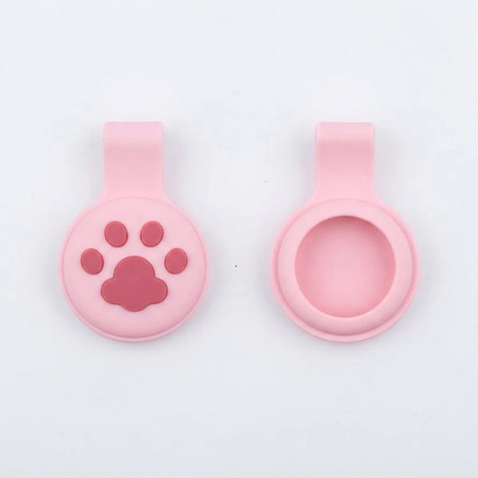 pink paw airtag holder on a white background form inkbee store lebanon