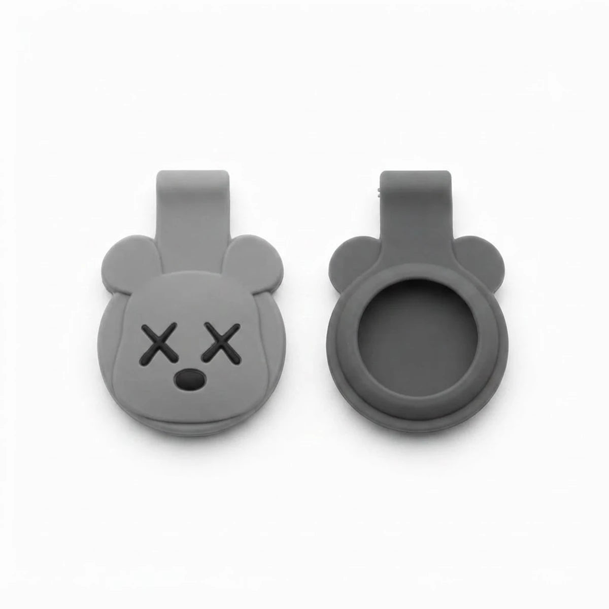 KAWS GRAY airtag holder on a white background form inkbee store lebanon