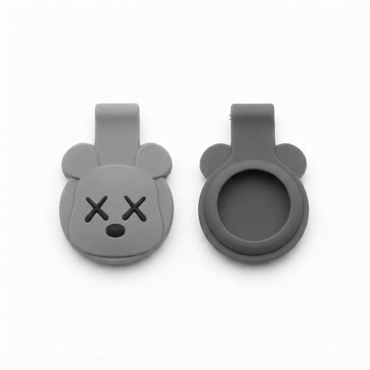 KAWS GRAY airtag holder on a white background form inkbee store lebanon
