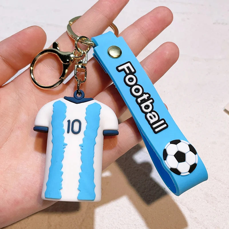 Messi Jersey Argentina 3D PVC Keychain