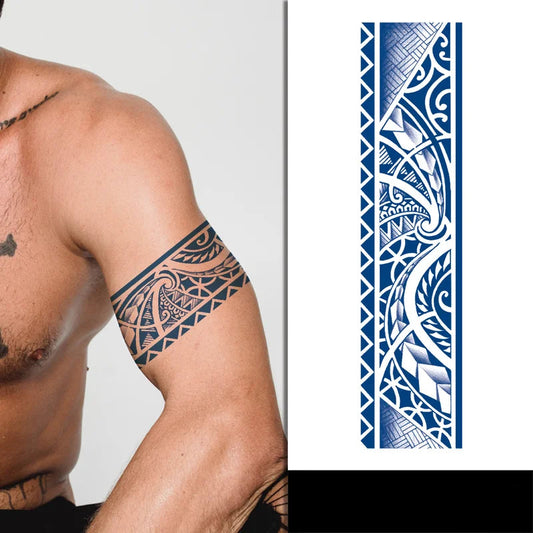 arm band jagua tattoo design on arm
