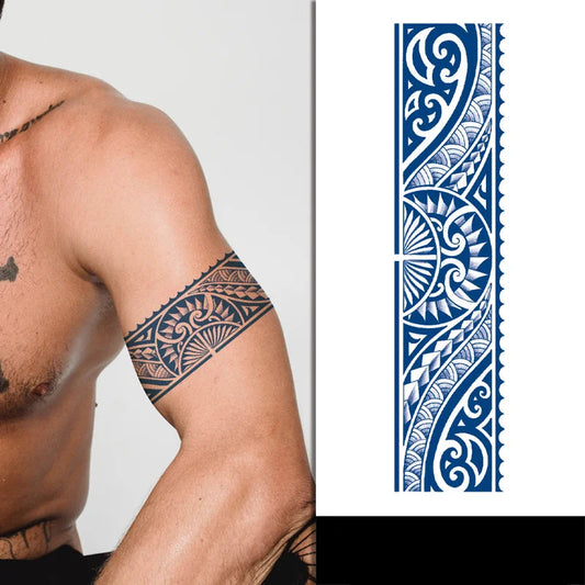 arm band temporary tattoo design