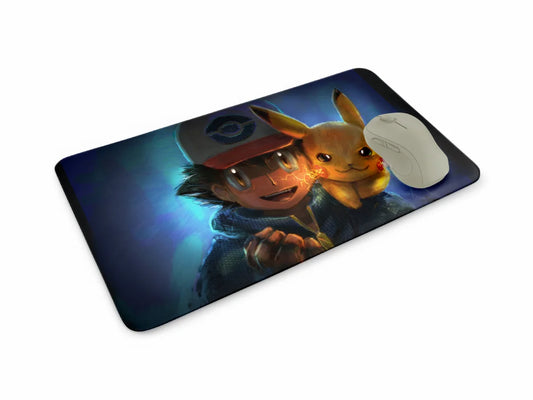 Ash and Pikachu Anime Mousepad