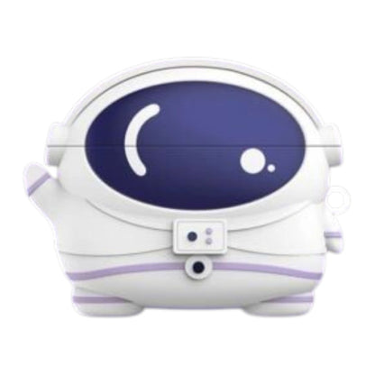 A white astronaut-shaped product with a dark blue visor and light purple accents, shown on a plain white background.