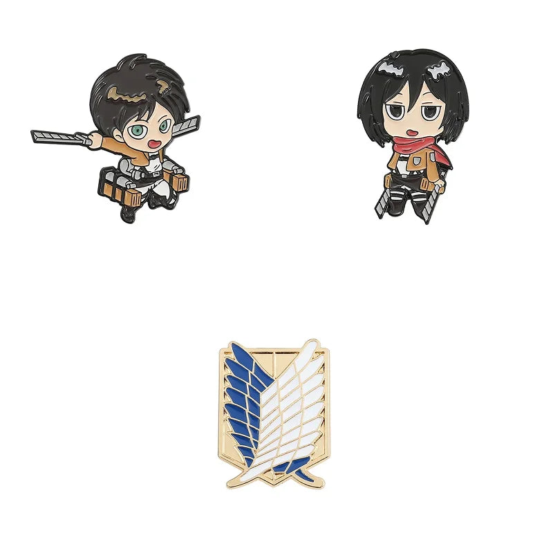 Attack On Titan Enamel Pins