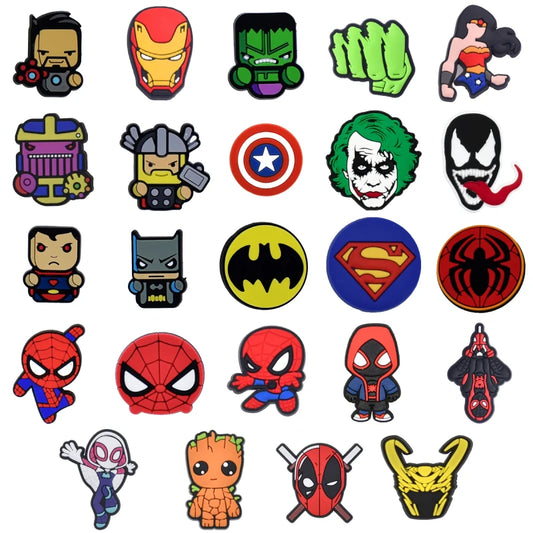 Avengers Marvel and DC Croc Charms for Crocs | Jibbitz