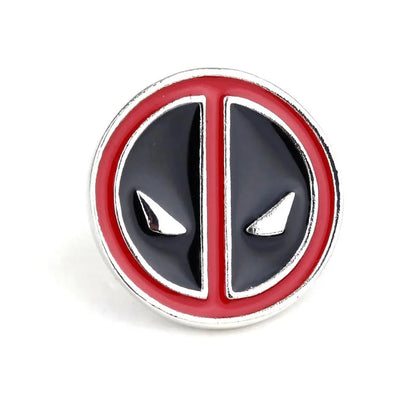 Deadpool logo charm on a white background