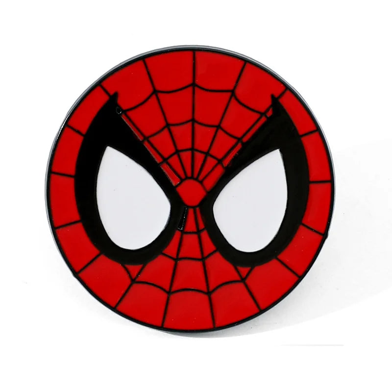 spiderman mask enamel pin for bags