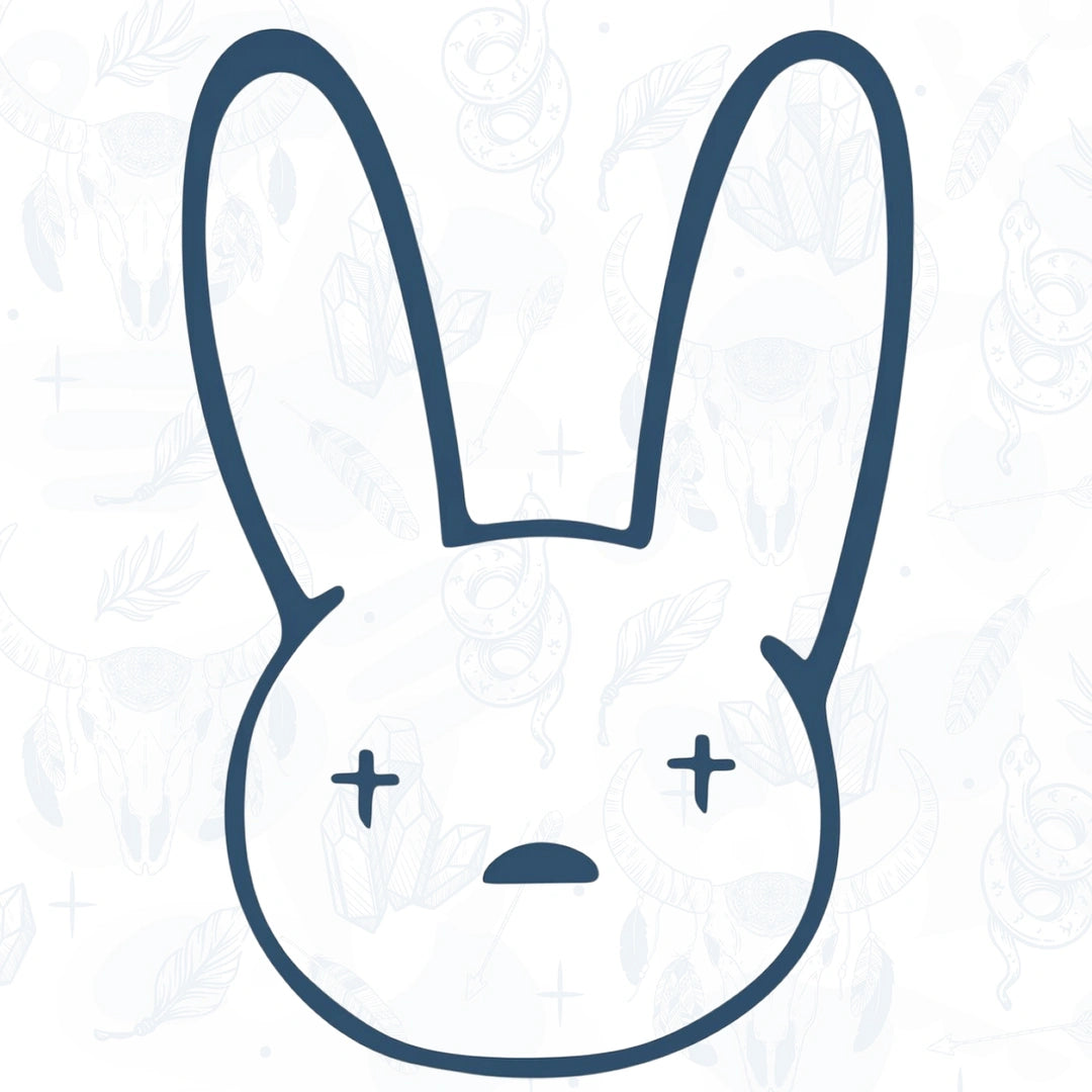 Bad Bunny Temporary Tattoo (Semi-Permanent Tattoo)