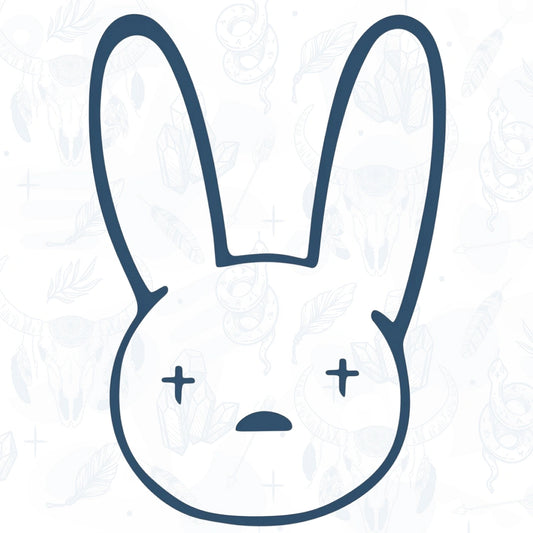 Bad Bunny Temporary Tattoo (Semi-Permanent Tattoo)