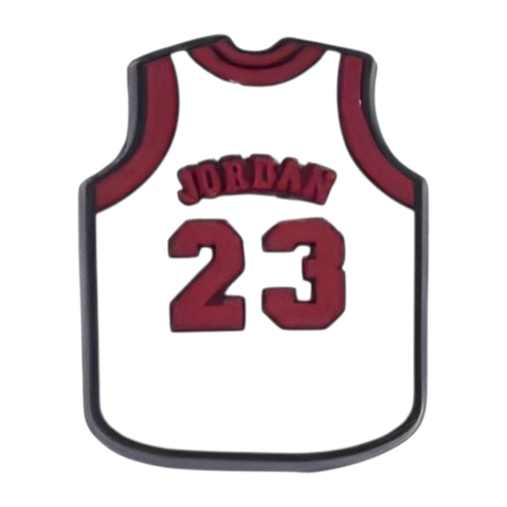Basketball jersey with 'Jordan' and number '23' on a white background
