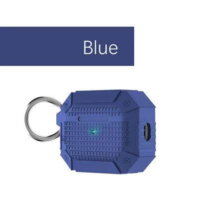Blue Armored Case for Apple Airpods 4th Generation