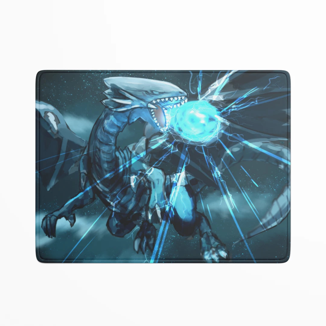 Gaming mouse pad with alien design on a white background