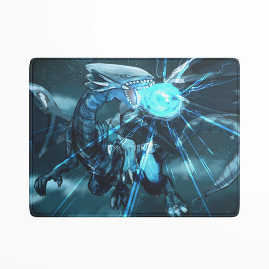 Gaming mouse pad with alien design on a white background