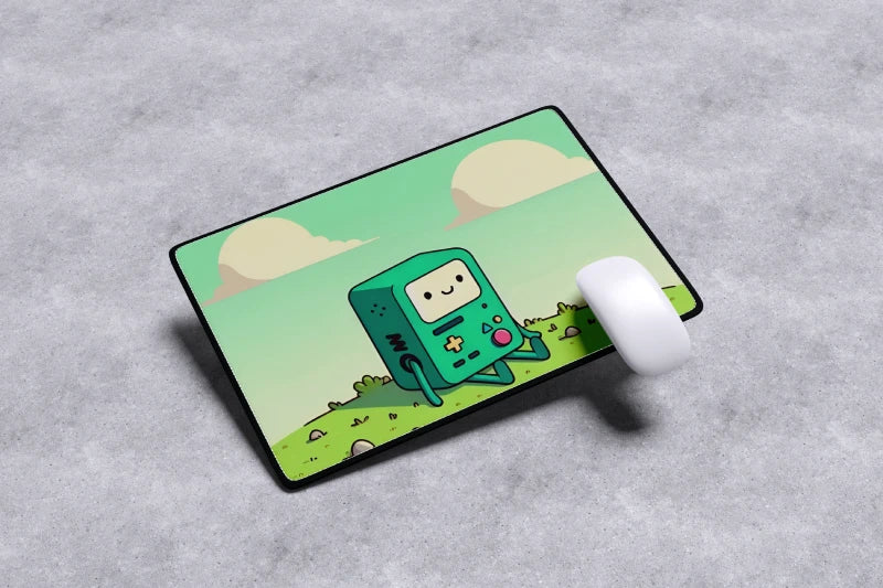 Adventure Time BMO Mousepad size 30 by 25 cm