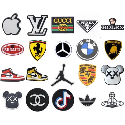 Luxury Brands and Logos Croc Charms