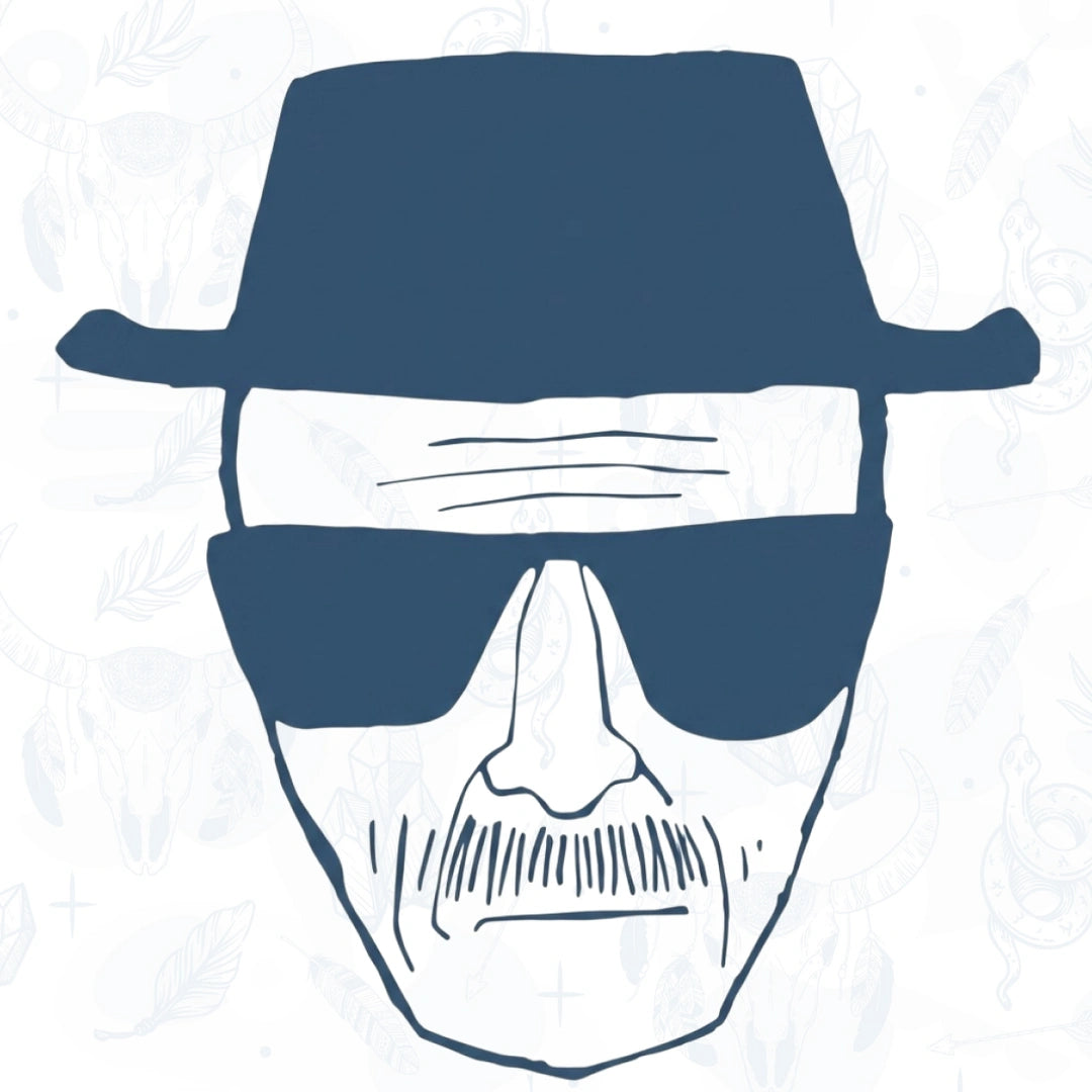 heisenberg from breaking bad semi permanent tattoo from inkbee store lebanon