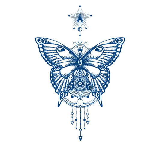 Butterfly Semi-Permanent Jagua Tattoo