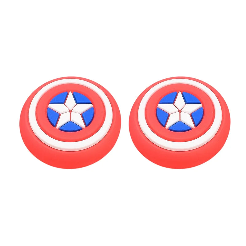 Captain America Thumb Grip Caps | Pair