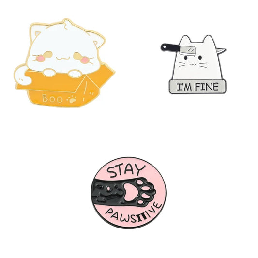 cats lapel pins