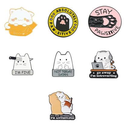 Cats Enamel Pins