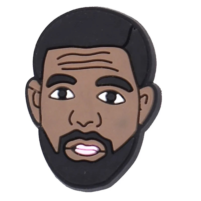 Celebrities Travis Scott XXXTentacion Drake Tupac The Weeknd Billie Eilish Tailor Swift Hatsune Miku Harry Styles Bad Bunny Croc Charm for Crocs | Jibbitz