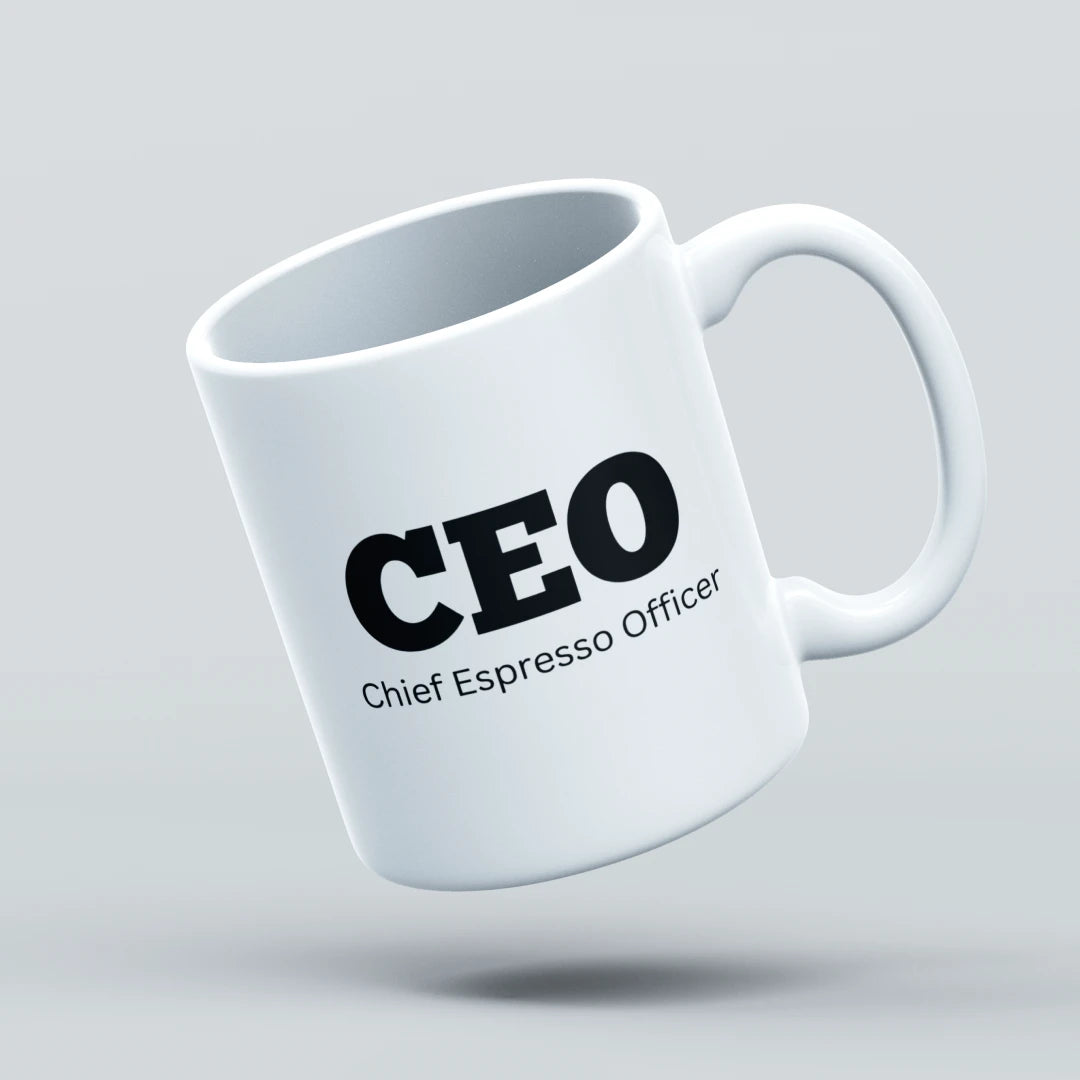 ceo chief espresso officer mug design