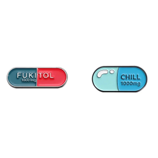 Pills Enamel Pins