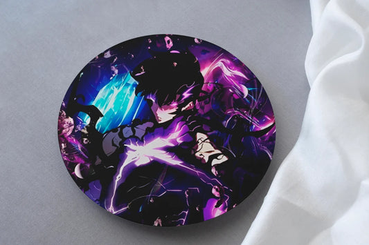 Solo Leveling print on mdf coaster