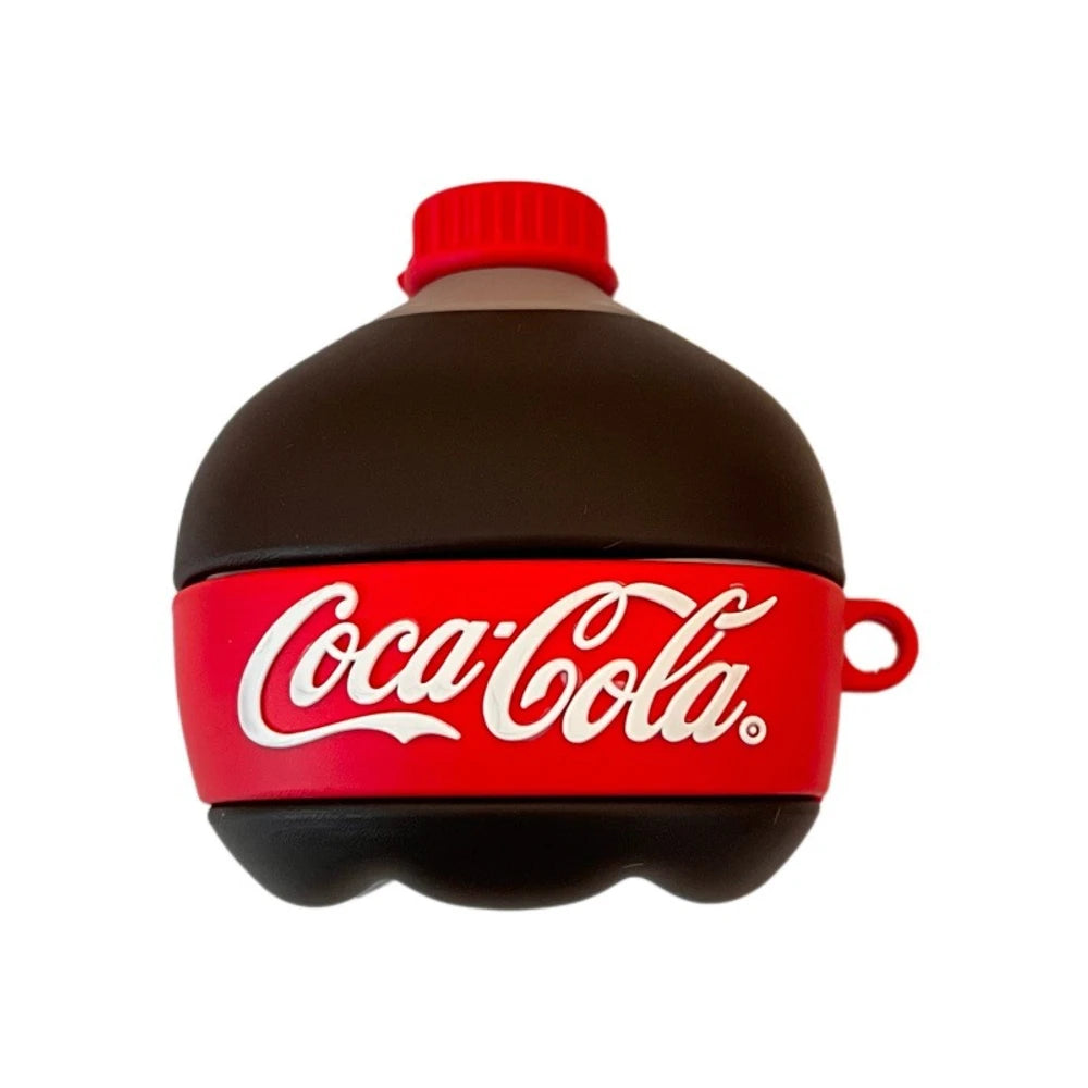 Coca-Cola bottle-shaped container on a white background
