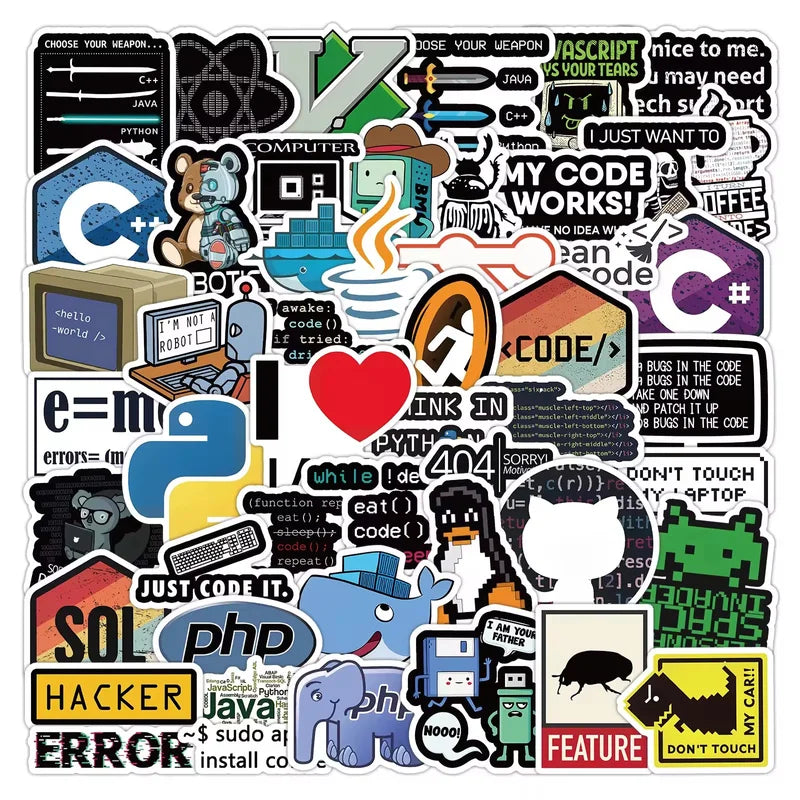 Coder Sticker Set
