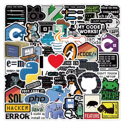 Coder Sticker Set