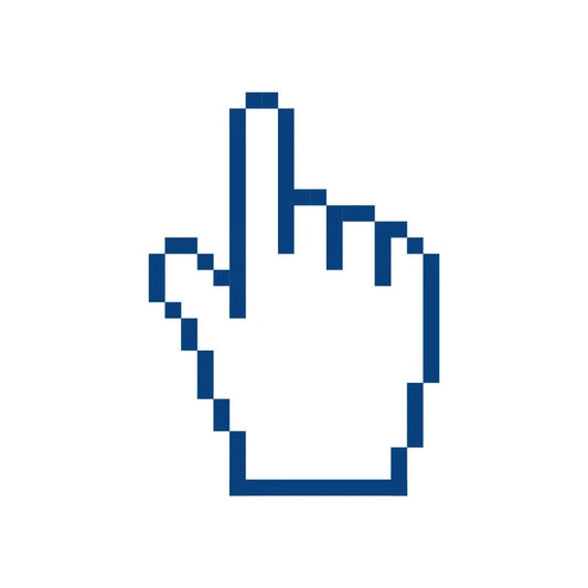 mouse cursor tattoo design on a white background