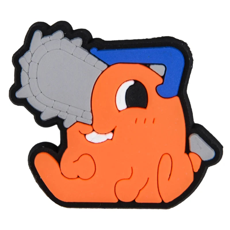 Pochita Cute Sitting and Laughing Croc Charm for Crocs | Jibbitz