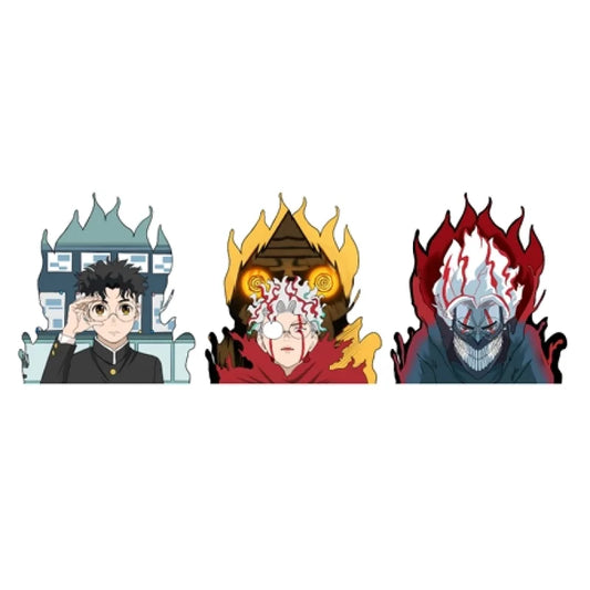 Okarun 3D Motion Car Decal Sticker Peeker Dandadan Sticker