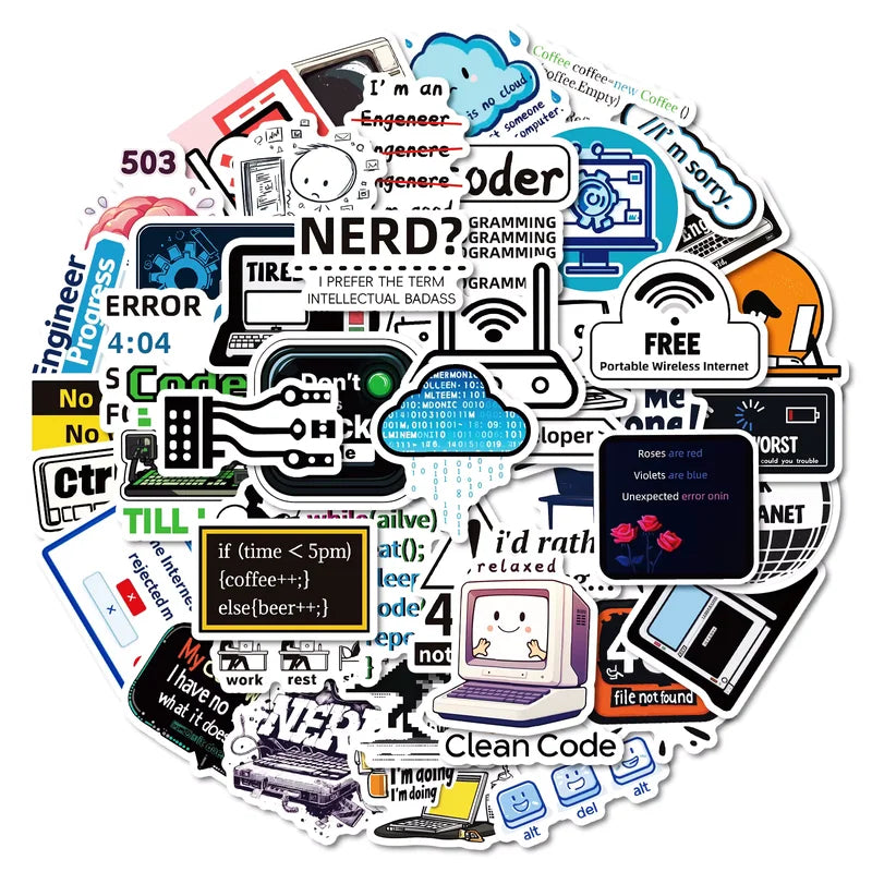 Dark Web Sticker Set 50pcs