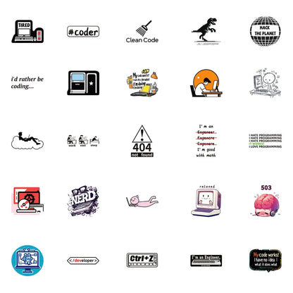 Dark Web Sticker Set 50pcs