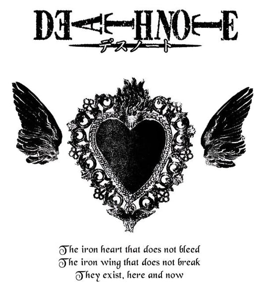 Death Note The Iron Heart White T-shirt